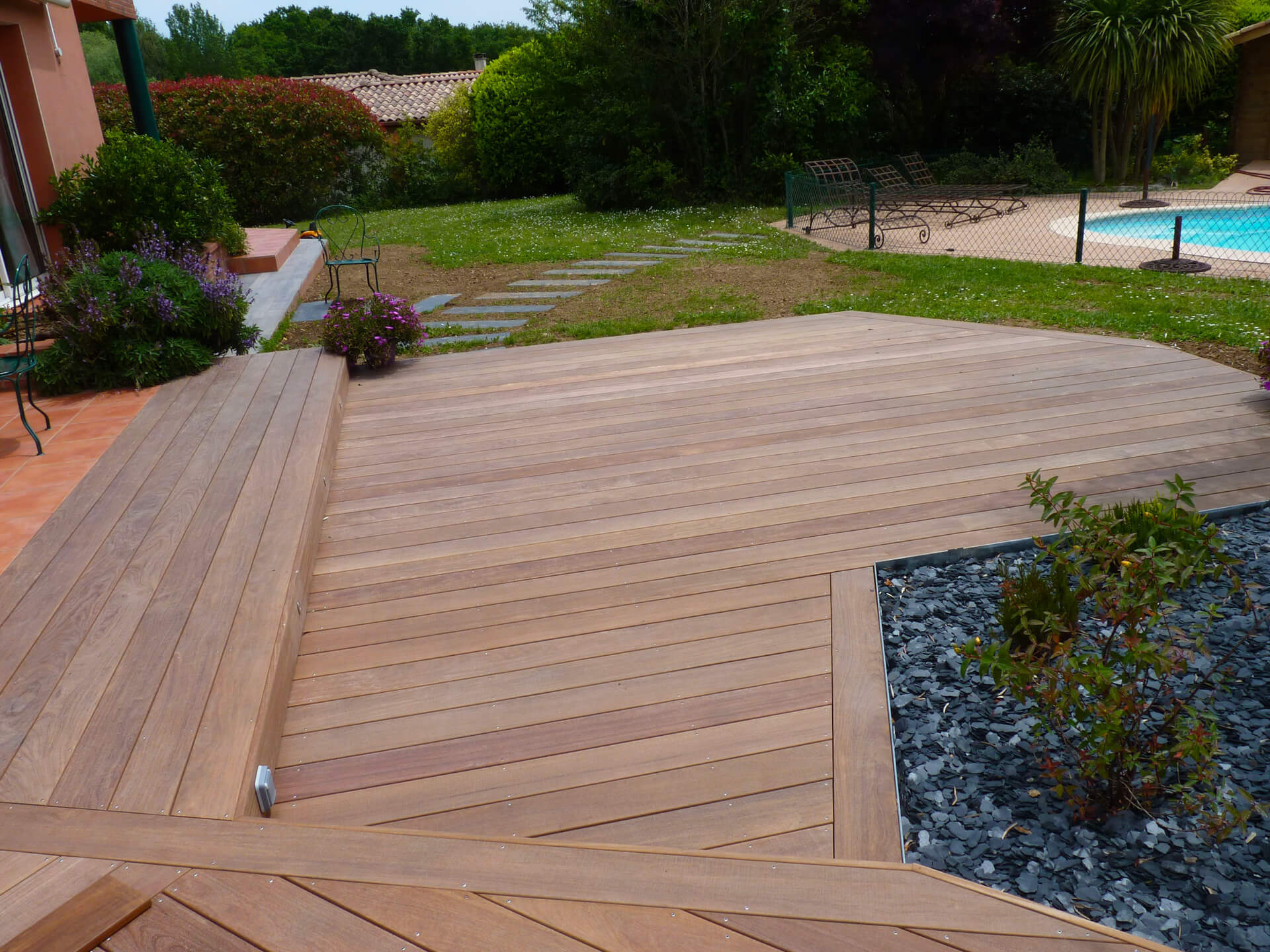 Creation terrasse en bois pres de Montauban