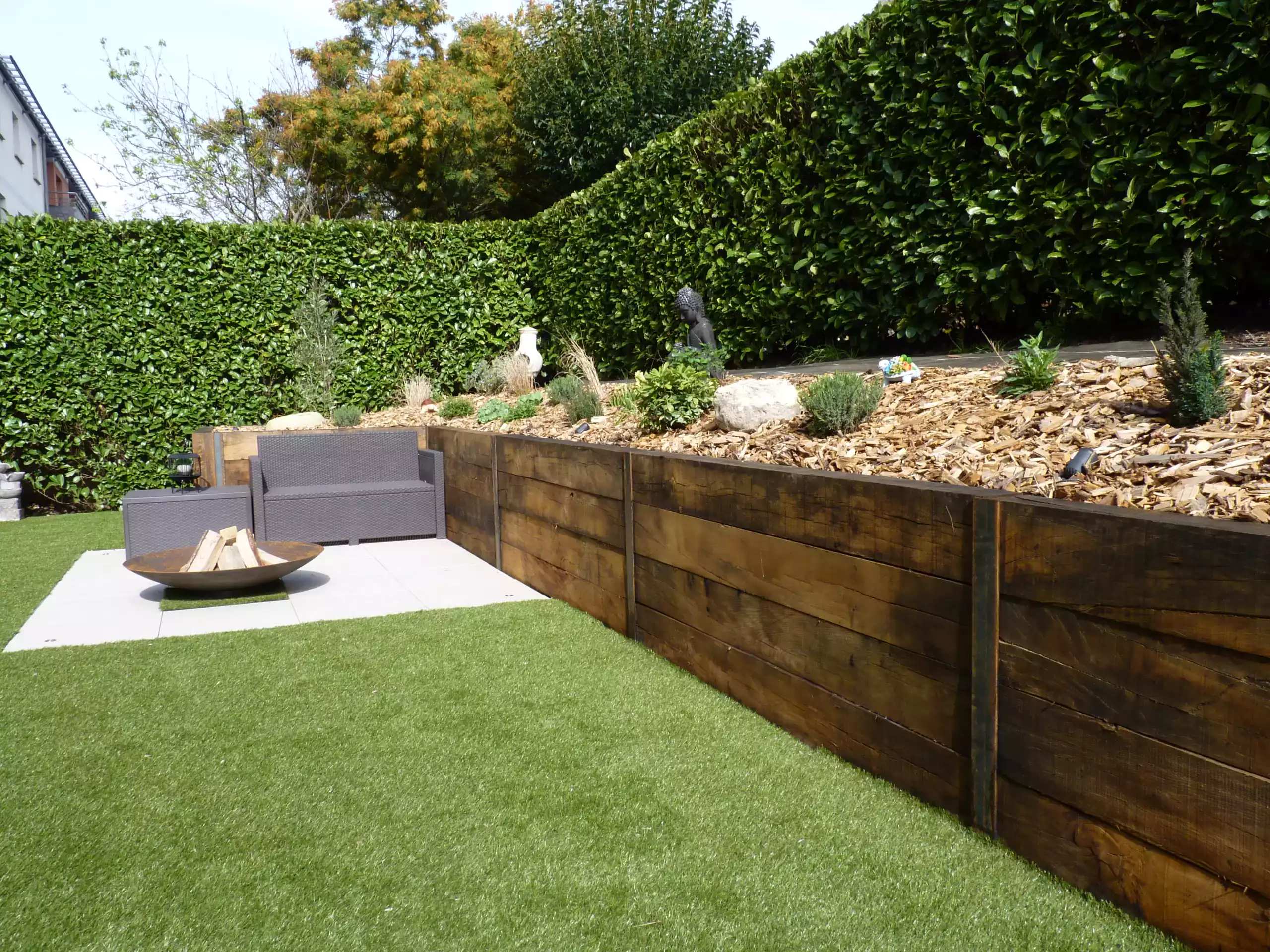 aménagement jardin d'appartement toulouse paysagiste spironello