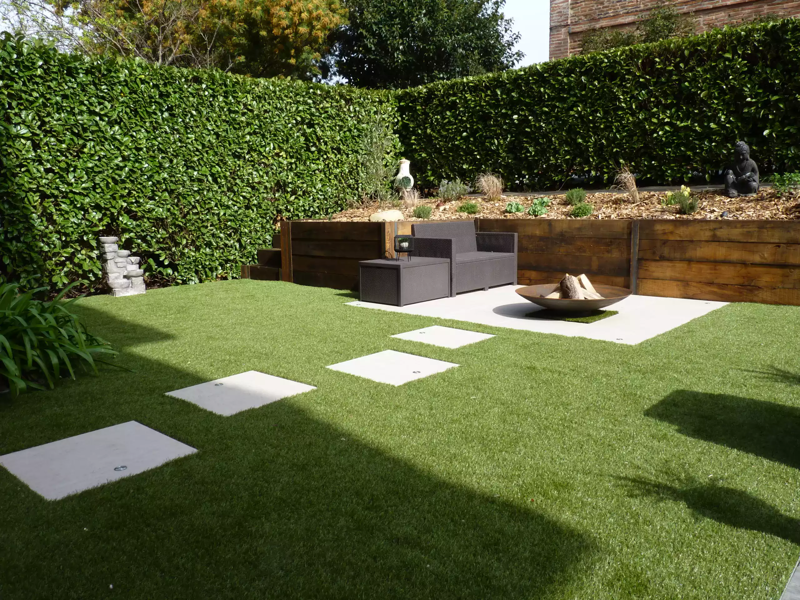 aménagement jardin d'appartement toulouse paysagiste spironello