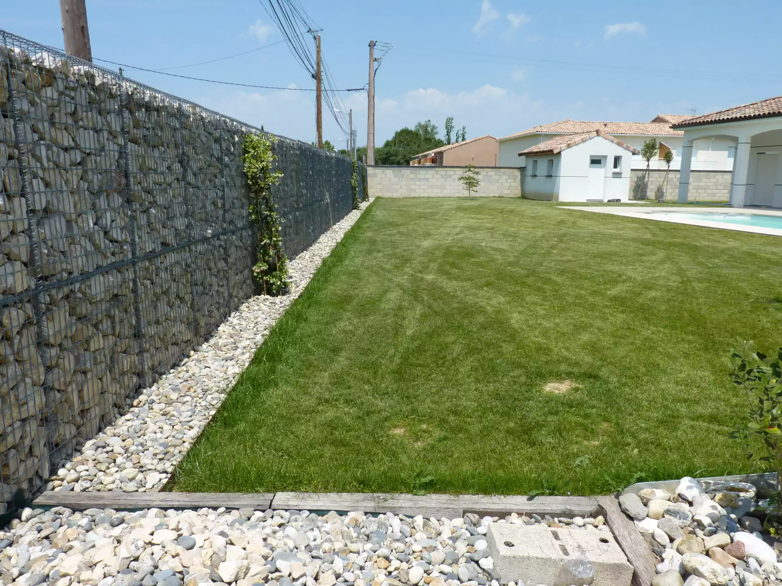 aménagement jardin maison neuve montauban paysagiste spironello