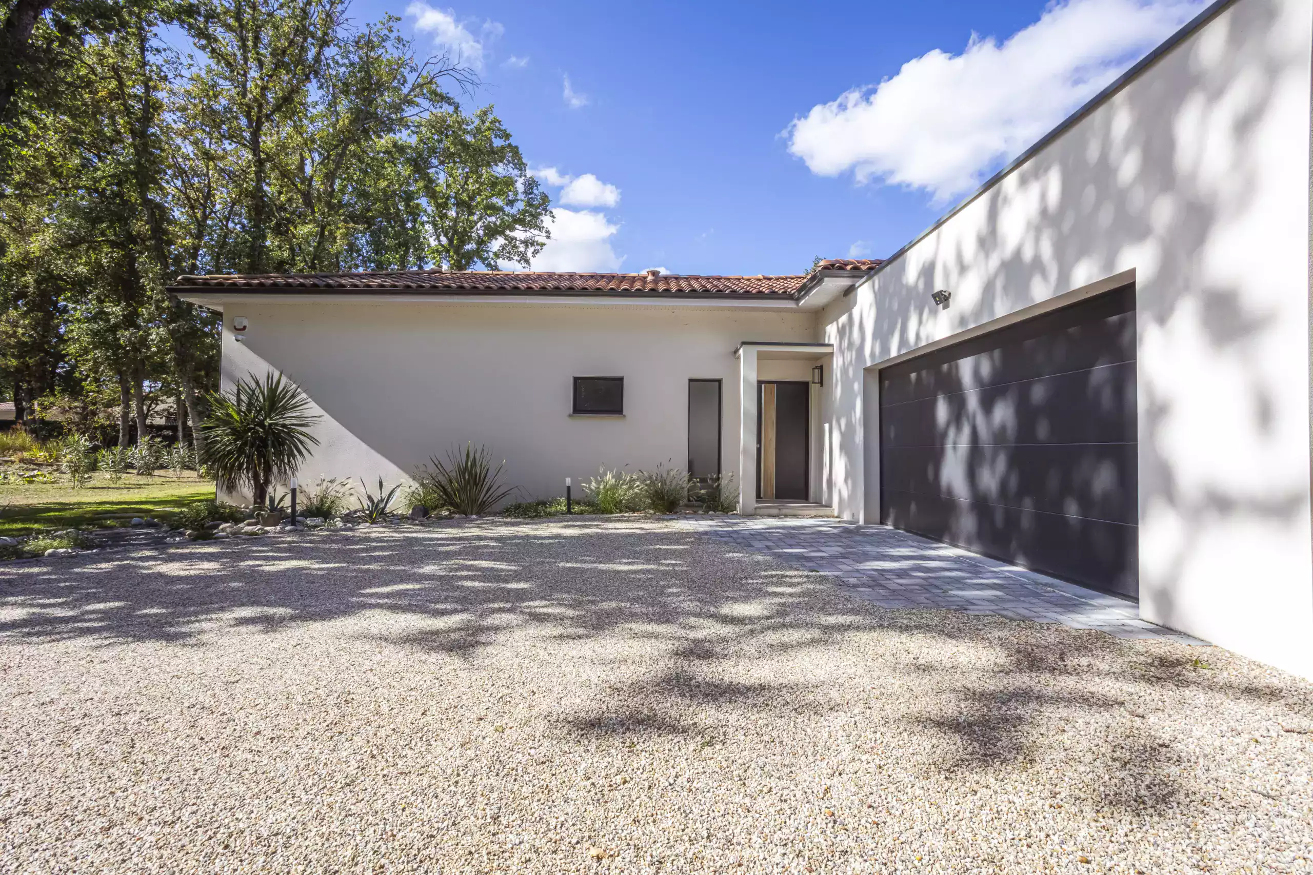 Cours en nidagravel - paysagiste spironello