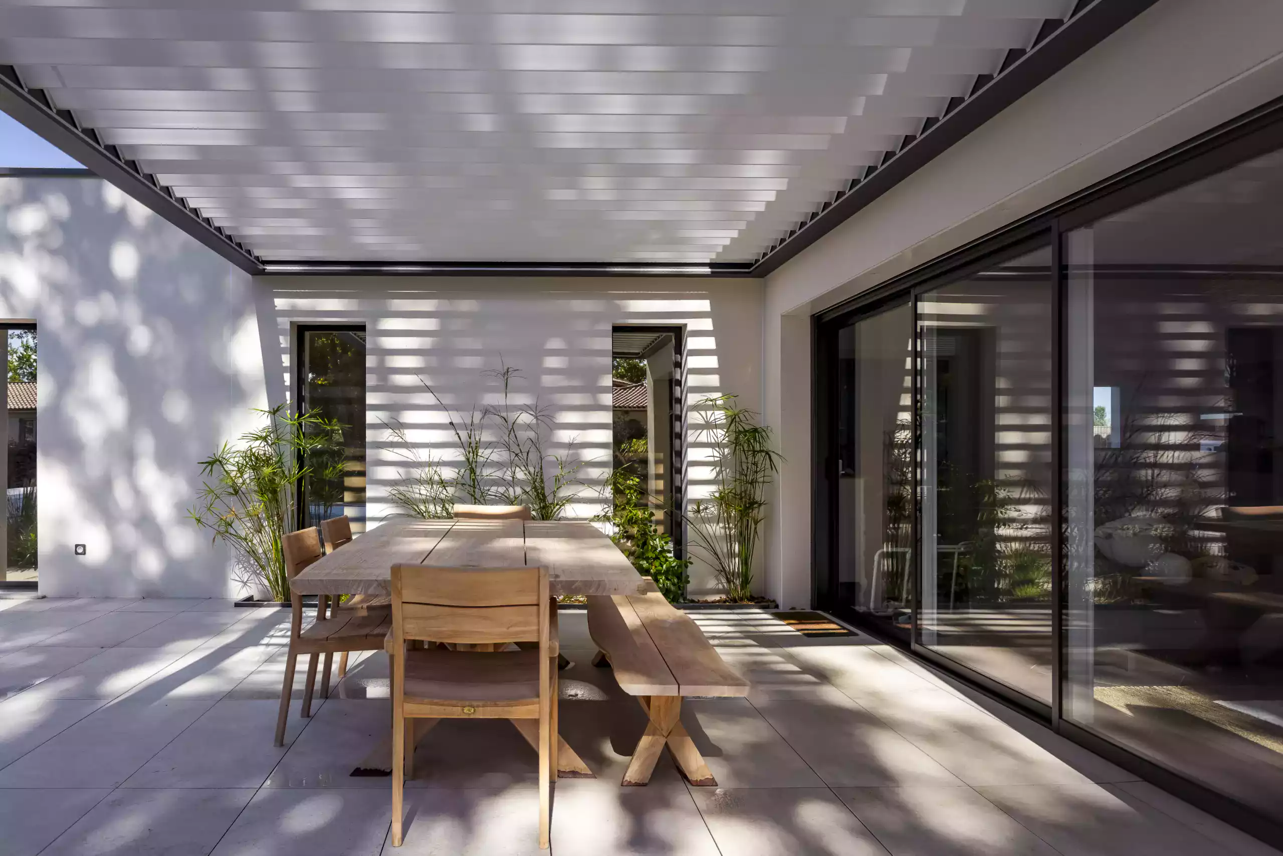 jardin moderne contemporain terrasse paysagiste spironello toulouse