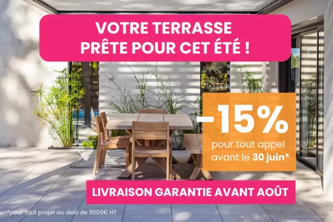 Une terrasse prête pour cet été ! -15% sur tous les projets terrasse Une terrasse prete pour cet ete final spironello paysagiste toulouse