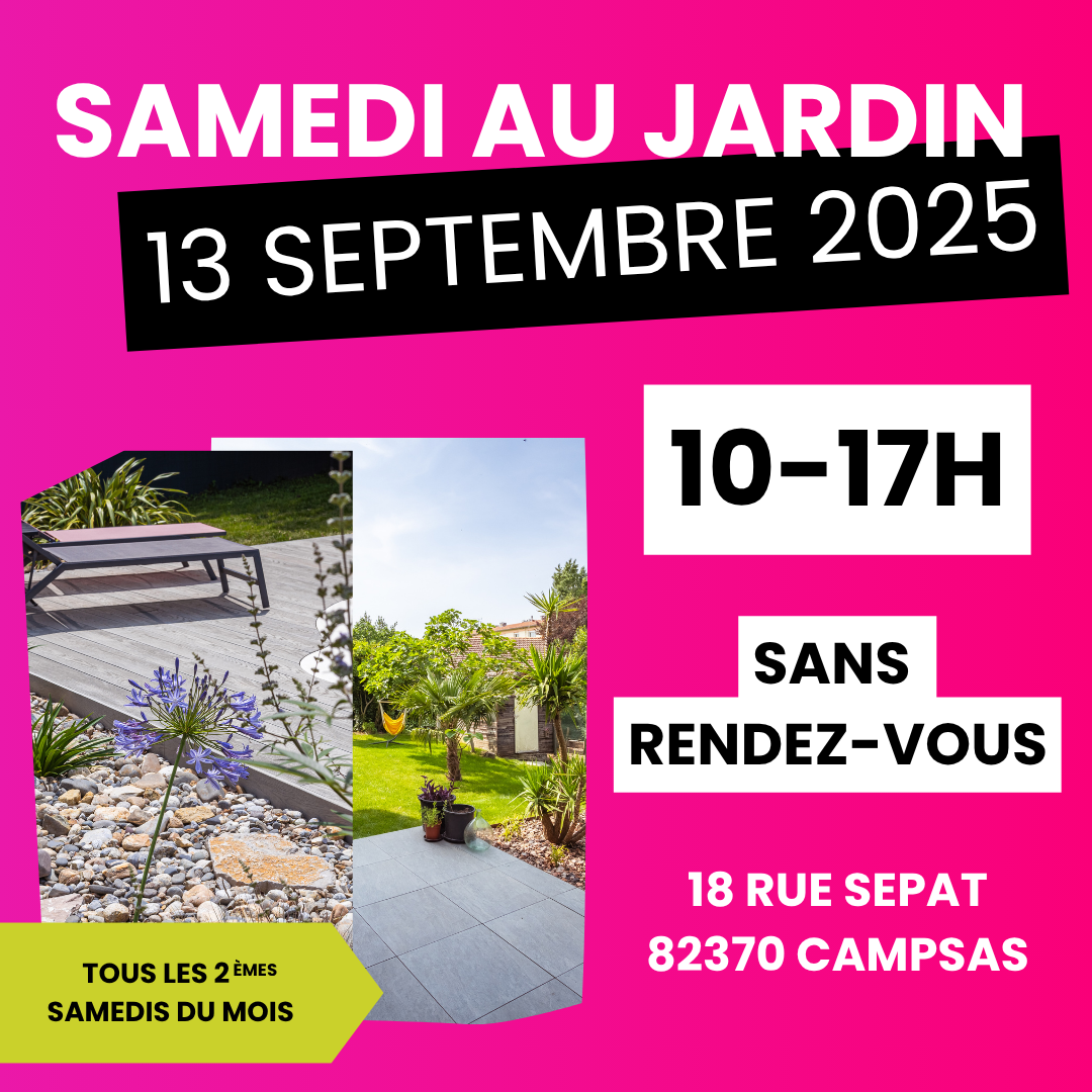 Samedi au jardin portes ouvertes Spironello Espaces Verts paysagiste toulouse montauban