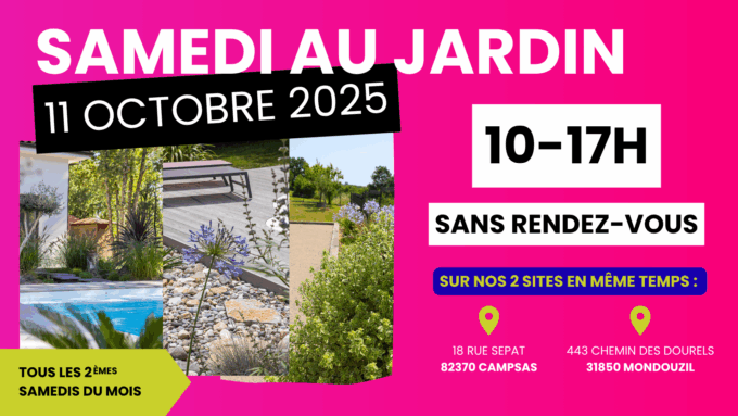 11 octobre 2025 Samedi au Jardin Spironello Espaces Verts 