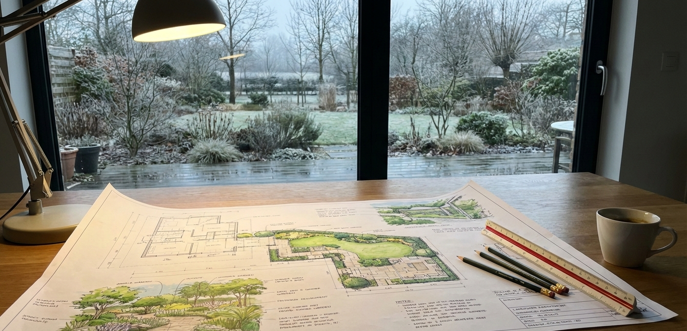 Penser à son aménagement de jardin en février