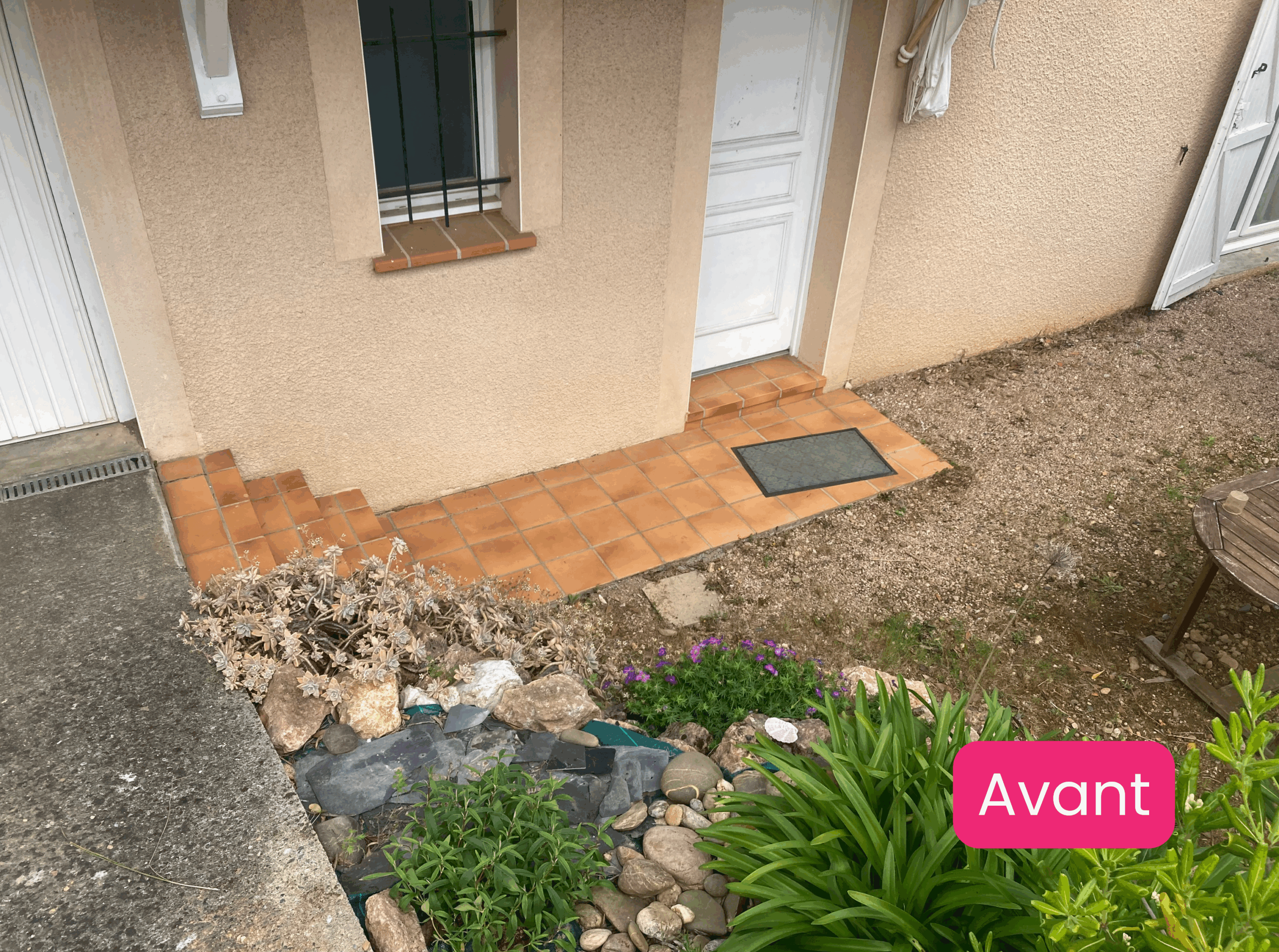 Avant Rénovation extérieur - Paysagiste Toulouse Spironello