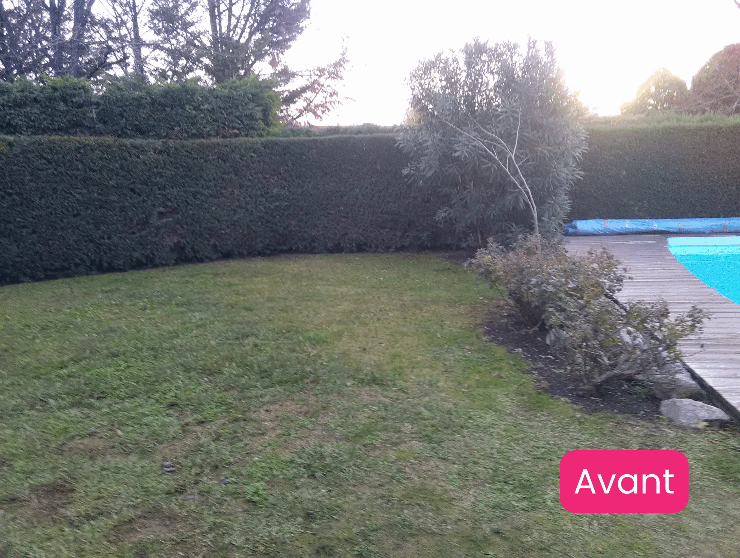 Avant aménagement paysager Blagnac - Paysagiste Toulouse Spironello