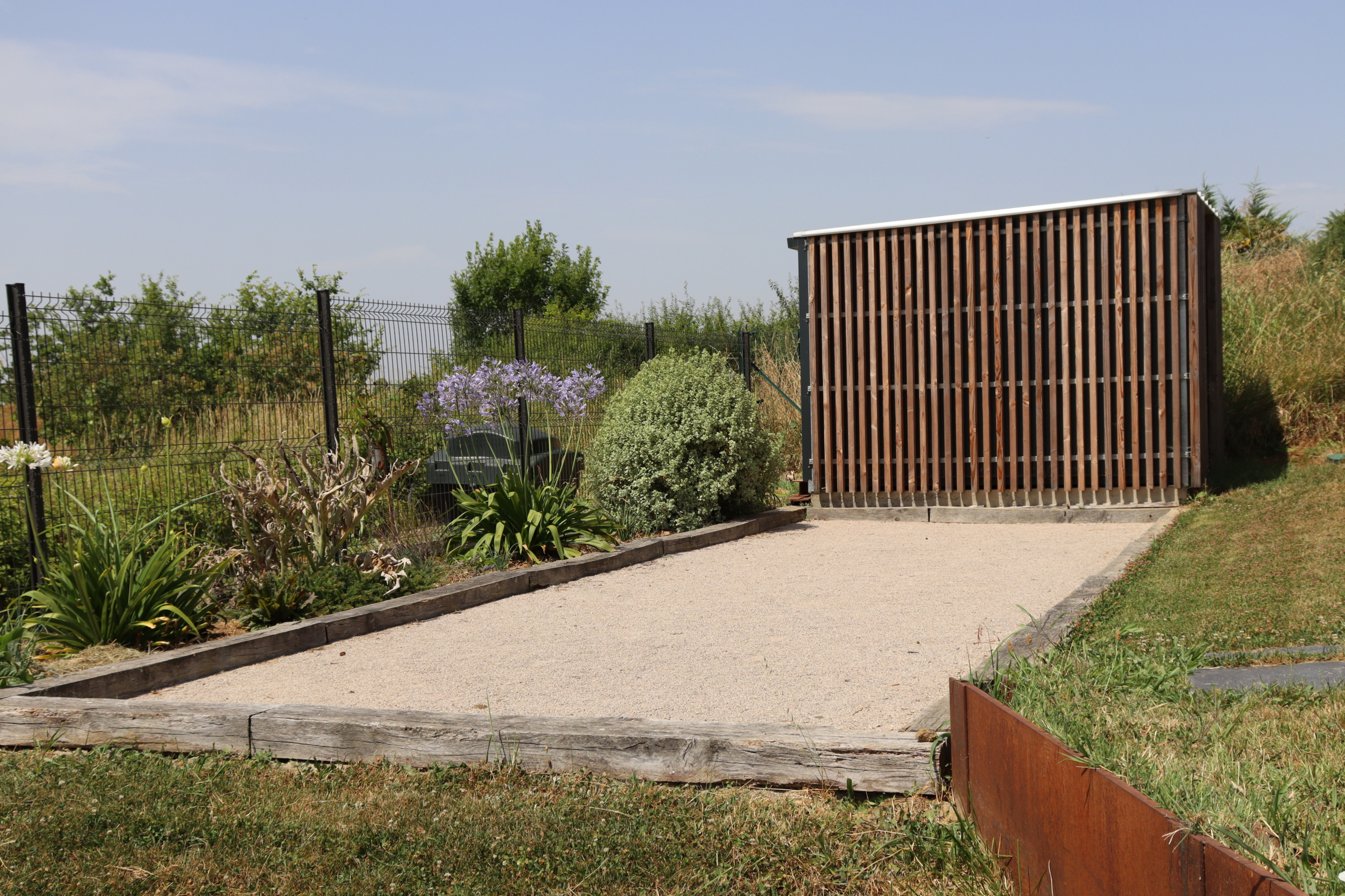 Boulodrome terrain de pétanque - Paysagiste Toulouse Spironello
