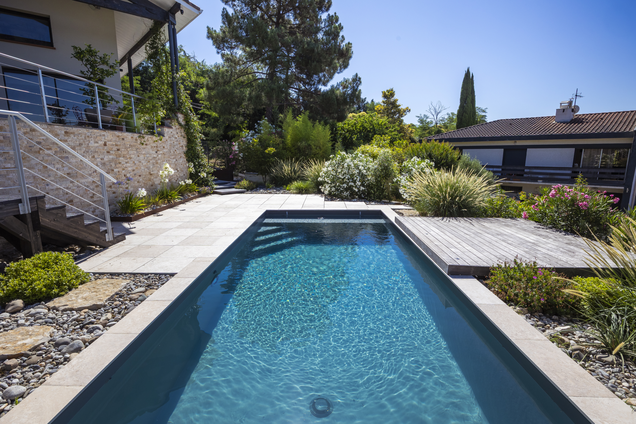 Plage de piscine