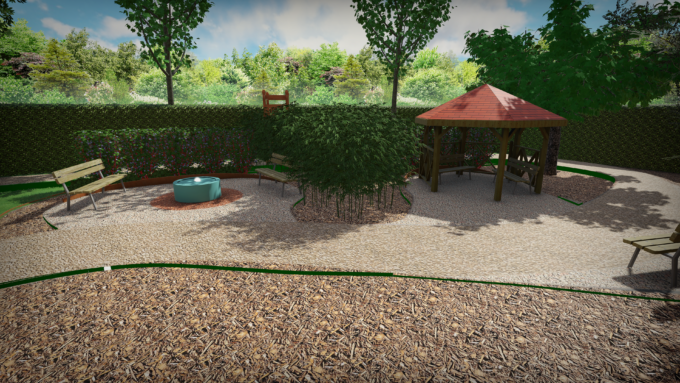 Plan 3D Aménagement paysager EHPAD Spironello Espaces Verts Plan 3D Aménagement paysager EHPAD Spironello Espaces Verts